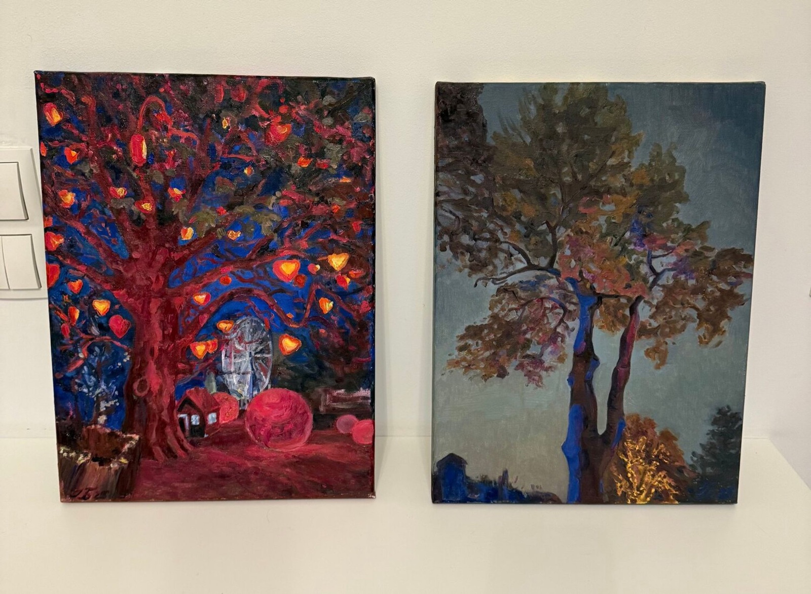 Evening Light at Cristmas - view 2