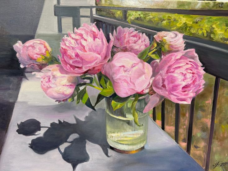 Peonies on the Balcony - view 6