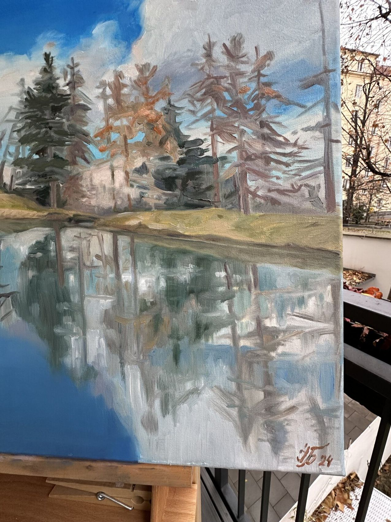 The Alpine Lake - view 2